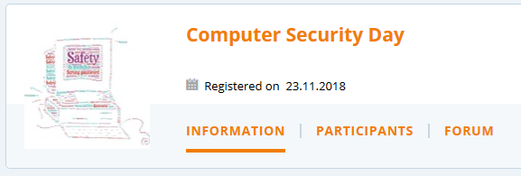 Dan raunalne sigurnosti 2018. - Computer Security Day - eTwinning event