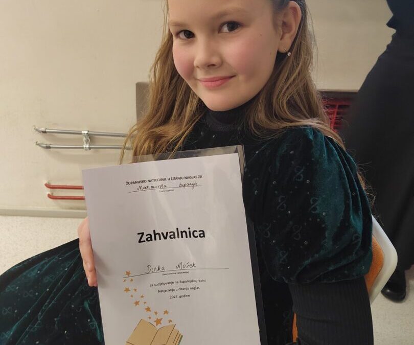 Županijska razina Natjecanja u čitanju naglas