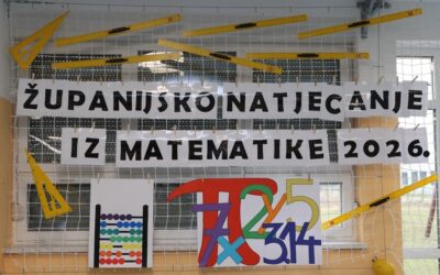 Županijsko natjecanje iz matematike u OŠ Vladimira Nazora Pribislavec